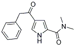 N,N-DIMETHYL-4-(2-PHENYLACETYL)-1H-PYRROLE-2-CARBOXAMIDE Struktur