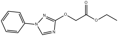 ETHYL 2-[(1-PHENYL-1H-1,2,4-TRIAZOL-3-YL)OXY]ACETATE Struktur