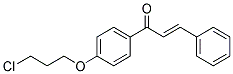 1-[4-(3-CHLOROPROPOXY)PHENYL]-3-PHENYLPROP-2-EN-1-ONE Struktur