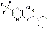 (DIETHYLAMINO)(3-CHLORO-5-(TRIFLUOROMETHYL)(2-PYRIDYL)THIO)METHANE-1-THIONE Struktur