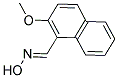 2-METHOXY-1-NAPHTHALDEHYDE OXIME Struktur