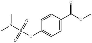 METHYL 4-([(DIMETHYLAMINO)SULFONYL]OXY)BENZENECARBOXYLATE Struktur