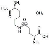 H-GLU(LYS)-OH H2O Struktur