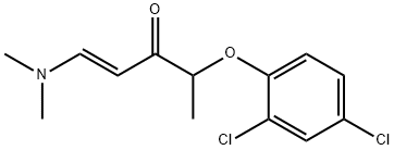 4-(2,4-DICHLOROPHENOXY)-1-(DIMETHYLAMINO)-1-PENTEN-3-ONE Struktur