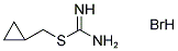 CYCLOPROPYLMETHYL AMINOMETHANIMIDOTHIOATE HYDROBROMIDE Struktur