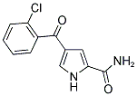 4-(2-CHLORO-BENZOYL)-1H-PYRROLE-2-CARBOXYLIC ACID AMIDE Struktur