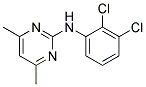 N-(2,3-DICHLOROPHENYL)-4,6-DIMETHYL-2-PYRIMIDINAMINE Struktur