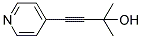 2-METHYL-4-(4-PYRIDINYL)-3-BUTYN-2-OL Struktur