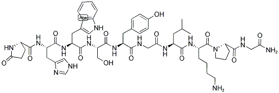 GLP-HIS-TRP-SER-TYR-GLY-LEU-LYS-PRO-GLY-NH2 Struktur