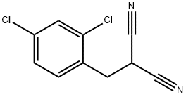 2-(2,4-DICHLOROBENZYL)MALONONITRILE Struktur