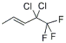 4,4-DICHLORO-5,5,5-TRIFLUOROPENT-2-ENE Struktur