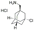 (3-CHLORO-1-ADAMANTYL)METHYLAMINE HYDROCHLORIDE Struktur