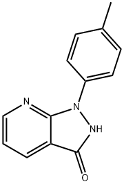 1-(4-METHYLPHENYL)-1,2-DIHYDRO-3H-PYRAZOLO[3,4-B]PYRIDIN-3-ONE Struktur