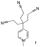 N-METHYL-4-(TRICYANOETHYL) METHYL PYRIDINE IODIDE Struktur