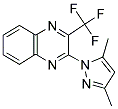 2-(3,5-DIMETHYL-1H-PYRAZOL-1-YL)-3-(TRIFLUOROMETHYL)QUINOXALINE Struktur