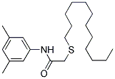 N-(3,5-DIMETHYLPHENYL)-2-(DODECYLSULFANYL)ACETAMIDE Struktur