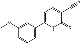 6-(3-METHOXYPHENYL)-2-OXO-1,2-DIHYDRO-3-PYRIDINECARBONITRILE Struktur