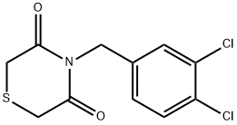 4-(3,4-DICHLOROBENZYL)-3,5-THIOMORPHOLINEDIONE Struktur