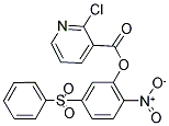 2-NITRO-5-(PHENYLSULFONYL)PHENYL 2-CHLORONICOTINATE Struktur