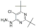 2,4-DITERT-BUTYL-5-CHLORO-6-HYDRAZINOPYRIMIDINE Struktur