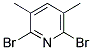 2,6-DIBROMO-3,5-DIMETHYLPYRIDINE Struktur