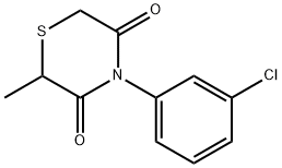 4-(3-CHLOROPHENYL)-2-METHYL-3,5-THIOMORPHOLINEDIONE Struktur