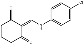 2-[(4-CHLOROANILINO)METHYLENE]-1,3-CYCLOHEXANEDIONE Struktur