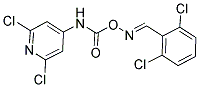 2,6-DICHLORO-4-([(([(2,6-DICHLOROPHENYL)METHYLENE]AMINO)OXY)CARBONYL]AMINO)PYRIDINE Struktur