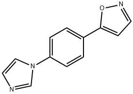 5-[4-(1H-IMIDAZOL-1-YL)PHENYL]ISOXAZOLE Struktur