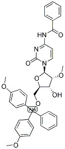 DMT-C(N-BZ) 2'OME Struktur