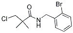 N1-(2-BROMOBENZYL)-3-CHLORO-2,2-DIMETHYLPROPANAMIDE Struktur