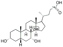 CHENODEOXYCHOLIC ACID, [CARBOXYL-14C] Struktur