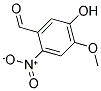 5-HYDROXY-4-METHOXY-2-NITRO-BENZALDEHYDE Struktur