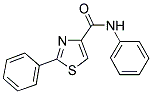 N,2-DIPHENYL-1,3-THIAZOLE-4-CARBOXAMIDE Struktur