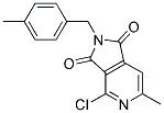 4-CHLORO-6-METHYL-2-(4-METHYLBENZYL)-2,3-DIHYDRO-1H-PYRROLO[3,4-C]PYRIDINE-1,3-DIONE Struktur