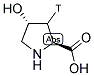 TRANS-4-HYDROXY-L-PROLINE, [3H(G)] Struktur