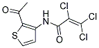 N1-(2-ACETYL-3-THIENYL)-2,3,3-TRICHLOROACRYLAMIDE Struktur