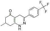 7-METHYL-3-(4-(TRIFLUOROMETHYL)PHENYL)-1,4,6,7,8-PENTAHYDROCINNOLIN-5-ONE Struktur