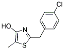 2-(4-CHLOROBENZYL)-5-METHYLTHIAZOL-4-OL Struktur