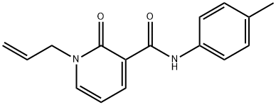 1-ALLYL-N-(4-METHYLPHENYL)-2-OXO-1,2-DIHYDRO-3-PYRIDINECARBOXAMIDE Struktur