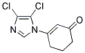 3-(4,5-DICHLORO-1H-IMIDAZOL-1-YL)CYCLOHEX-2-EN-1-ONE Struktur