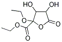 3,4-DIHYDROXY-2-ETHOXY-5-OXO-2-TETRAHYDROFUROIC ACID ETHYL ETHER Struktur