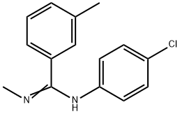 N-(4-CHLOROPHENYL)-N',3-DIMETHYLBENZENECARBOXIMIDAMIDE Struktur