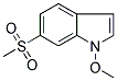 1-METHOXY-6-(METHYLSULPHONYL)INDOLE Struktur