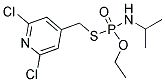 S-(2,6-DICHLOROPYRID-4-YL)-O-ETHYL(ISOPROPYLAMINO)THIOPHOSPHONATE Struktur