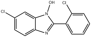 6-CHLORO-2-(2-CHLOROPHENYL)-1H-1,3-BENZIMIDAZOL-1-OL Struktur