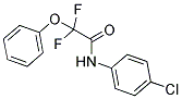 N-(4-CHLOROPHENYL)-2,2-DIFLUORO-2-PHENOXYACETAMIDE Struktur