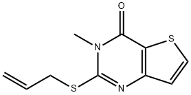 2-(ALLYLSULFANYL)-3-METHYLTHIENO[3,2-D]PYRIMIDIN-4(3H)-ONE Struktur