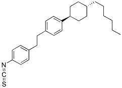 1-(4-TRANS-HEXYLCYCLOHEXYL)-4-[2-(4-ISOTHIOCYANATOPHENYL)ETHYL]BENZENE Struktur