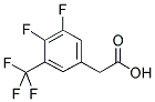 3,4-DIFLUORO-5-(TRIFLUOROMETHYL)PHENYLACETIC ACID Struktur